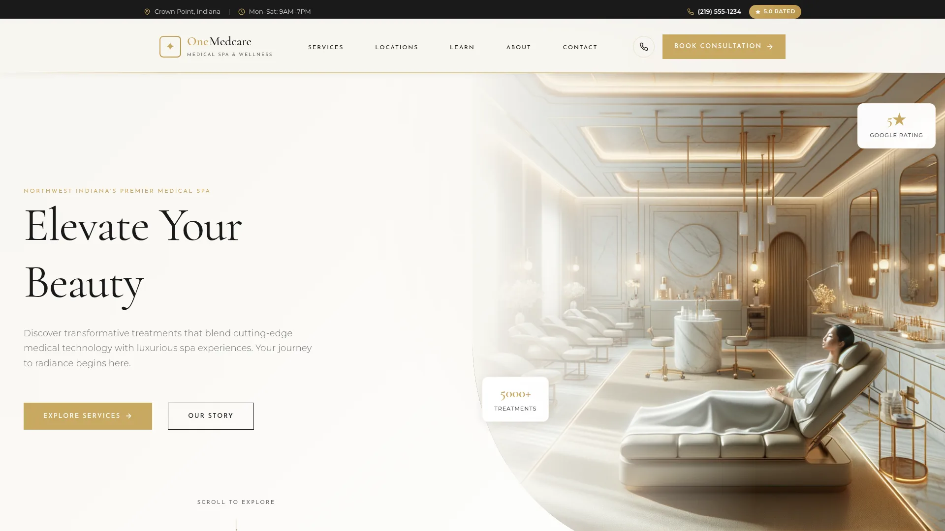 OneMedcare website screenshot